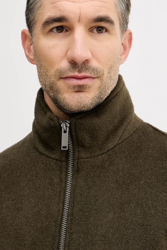 Jakna z dodatkom volne Sisley zelena 2VLPSN049