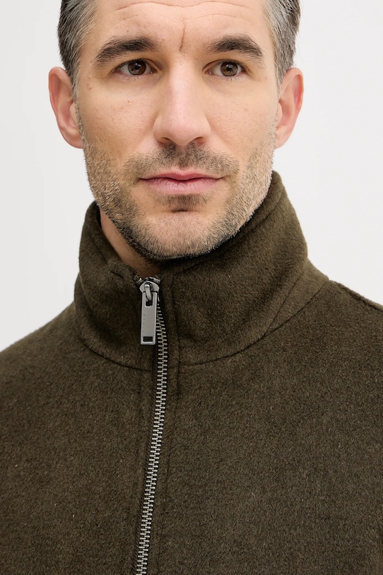 Jakna z dodatkom volne Sisley zelena 2VLPSN049