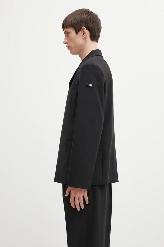 Bunda s prímesou vlny 032C Suit F25.MRW.2001.000 čierna AW25