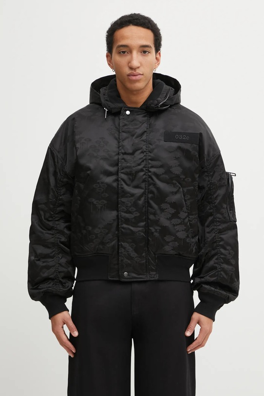 032C kurtka 'Melting Daisies' pozostałe czarny F25.URW.1902.000