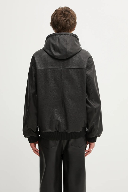 Odzież Carhartt WIP kurtka dwustronna 50 Years Anniversary OG Active Jacket Leather I035967.3R0XX czarny