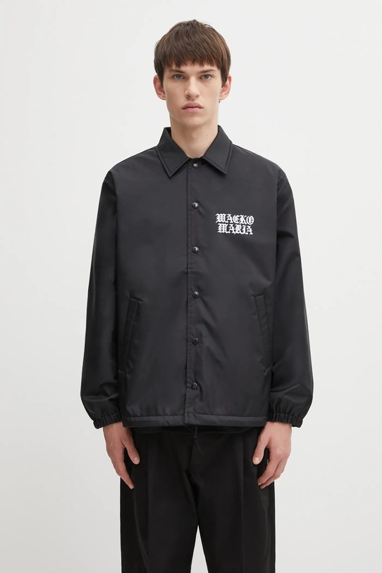 Jakna Wacko Maria Coach Jacket bez tople podstave crna 25FW.WMO.BL28