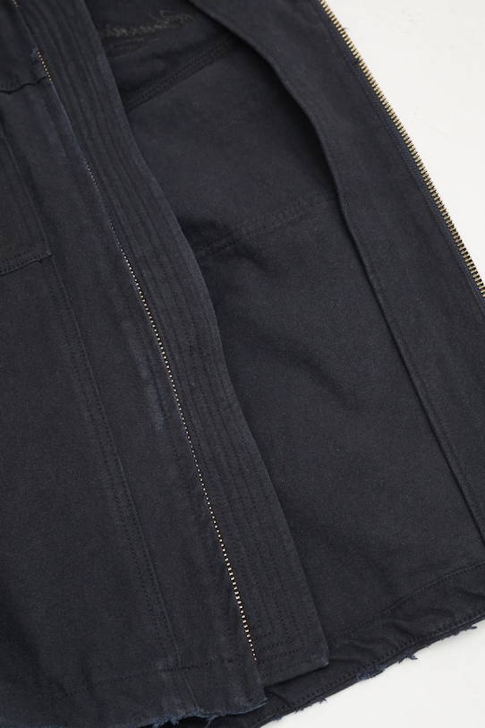 Willy Chavarria kurtka jeansowa Stockton Work Jacket WCJKT0033.001 czarny