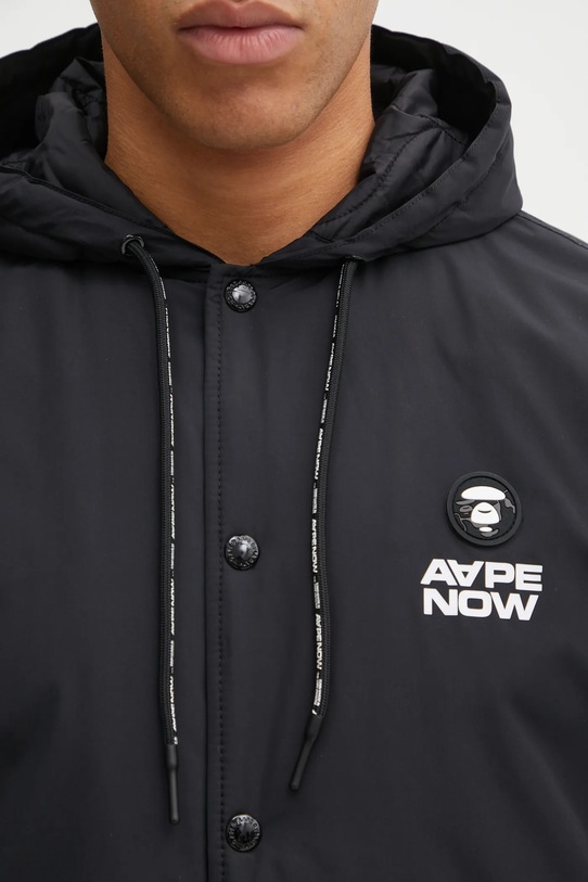 AAPE kurtka Now czarny AAPJKM7722XXP