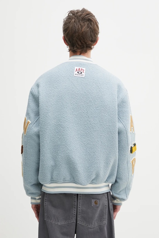 Odzież AAPE kurtka bomber Main AAPJKM7742XAP niebieski