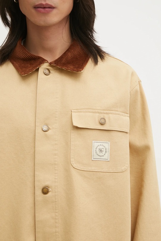 Sporty & Rich kurtka bawełniana SRHWC Painters beżowy JA06965305BE09