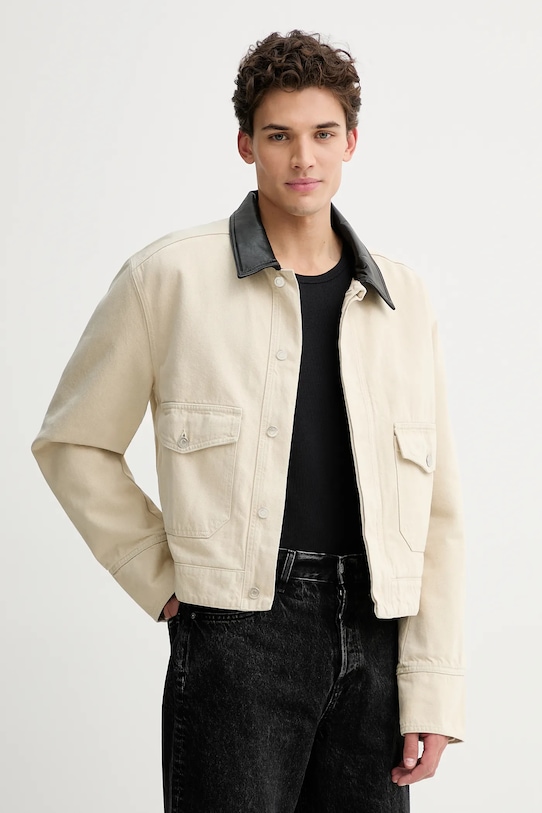 Nanushka kurtka bawełniana NM25FWJK07373 beżowy NM25FWJK07373