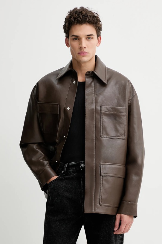 Nanushka kurtka NM25PFJK04778 brązowy NM25PFJK04778