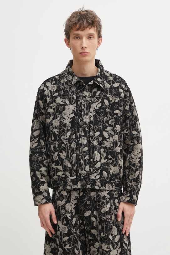 Needles kurtka jeansowa M.W. Jean Jacket nieocieplane czarny RW226