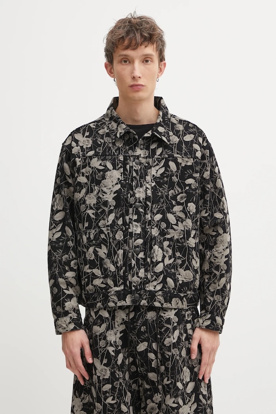 Needles kurtka jeansowa M.W. Jean Jacket nieocieplane czarny RW226