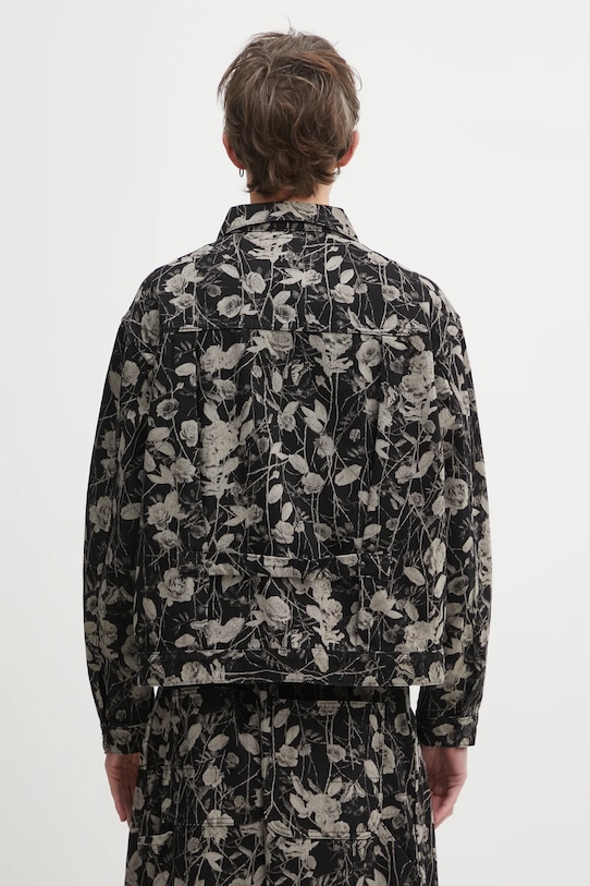 Odzież Needles kurtka jeansowa M.W. Jean Jacket RW226 czarny