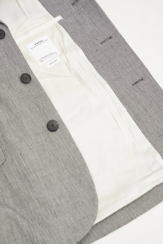 Visvim gyapjúkeverék felső HAMMONS JKT SANTOME 125205013010 fekete