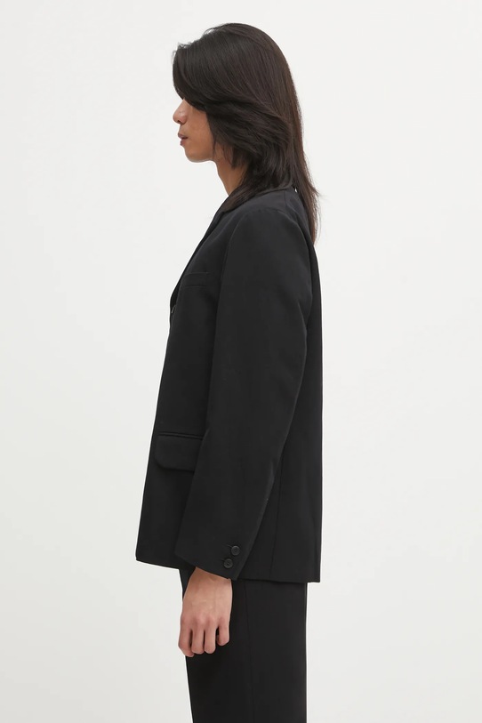 Visvim marynarka z dodatkiem wełny VERDEAN JKT 125205013007 czarny AW25