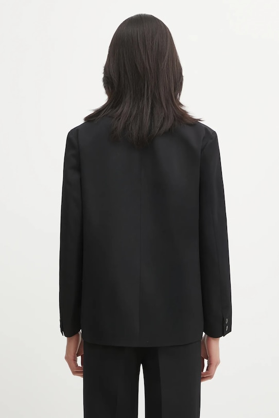 Odzież Visvim marynarka z dodatkiem wełny VERDEAN JKT 125205013007 czarny