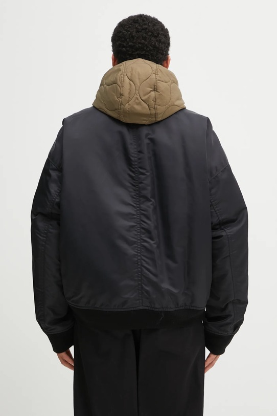 Odzież Maison MIHARA YASUHIRO kurtka A15BL062 czarny