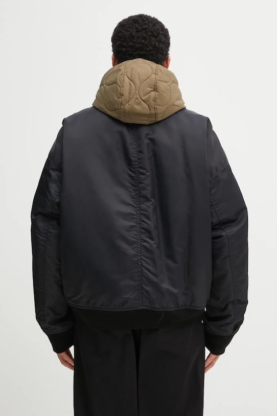 Odzież Maison MIHARA YASUHIRO kurtka A15BL062 czarny