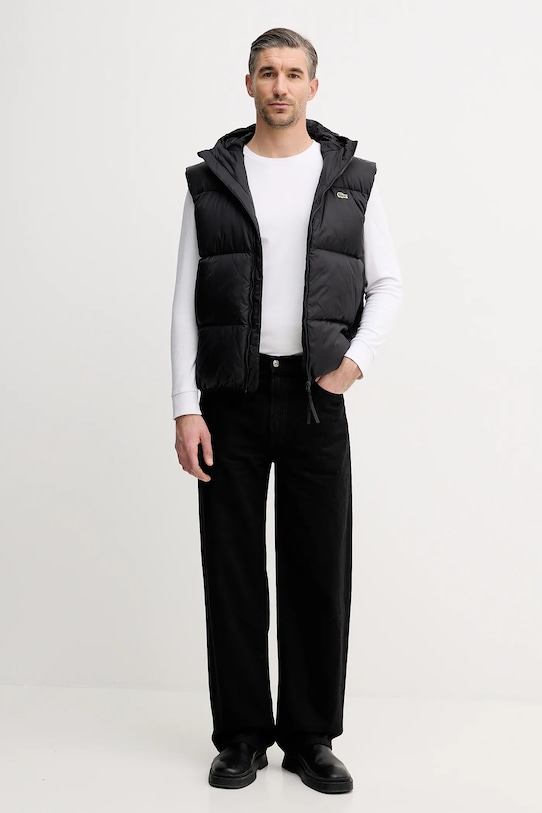 Lacoste bezrękawnik puchowy BH2895 czarny AW25