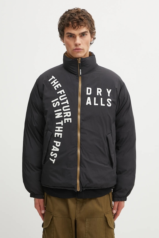 Human Made kurtka dwustronna REVERSIBLE DOWN czarny HM30JK034