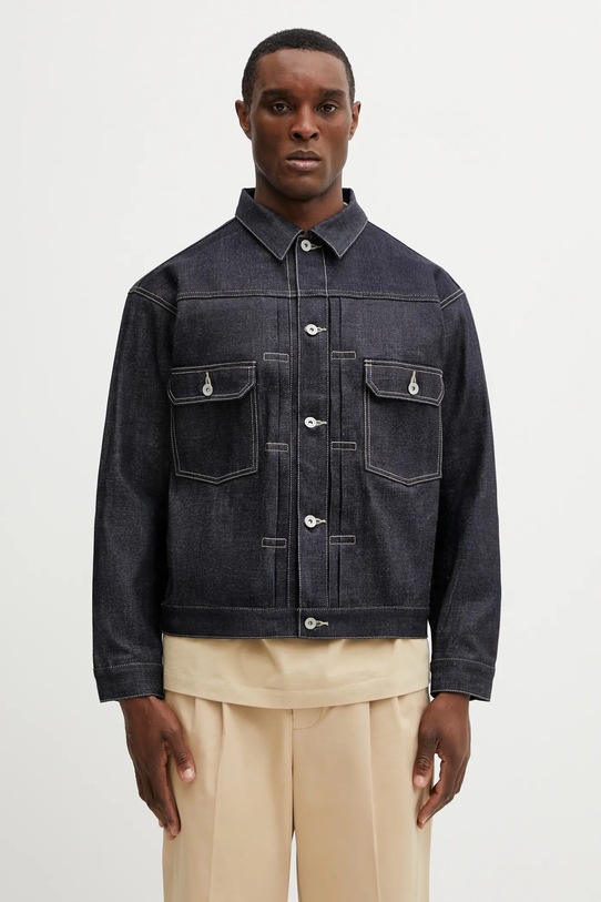Дънково яке NEIGHBORHOOD RIGID DENIM TYPE-2 без изолация тъмносин 252XBNH.JKM01