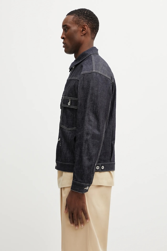 NEIGHBORHOOD kurtka jeansowa RIGID DENIM TYPE-2 252XBNH.JKM01 granatowy AW25
