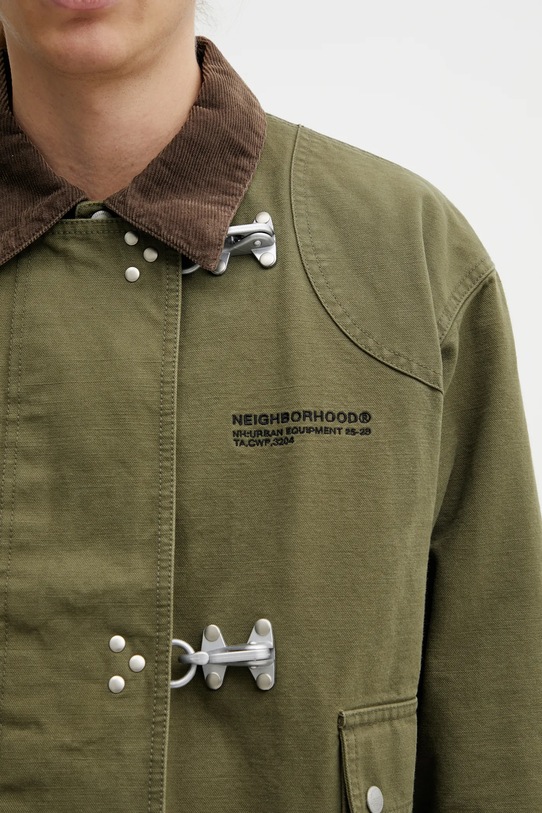 NEIGHBORHOOD kurtka bawełniana FIREMAN zielony 252AQNH.JKM02