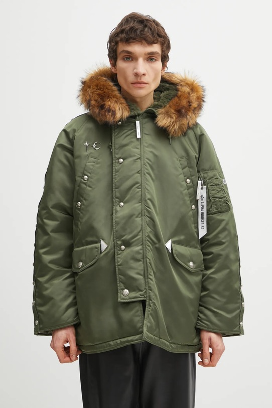 Alpha Industries kurtka Alpha x Thug Club N-3B pozostałe zielony 258153