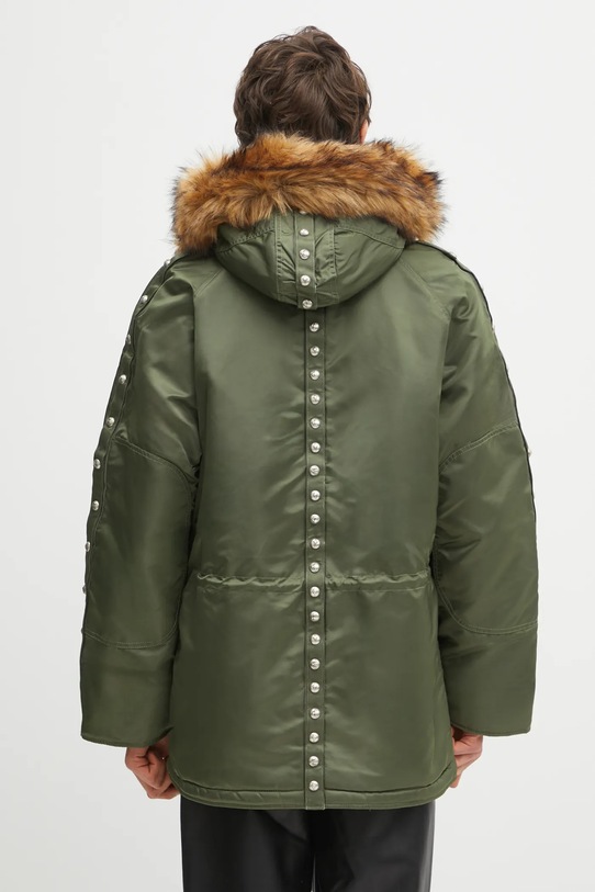 Odzież Alpha Industries kurtka Alpha x Thug Club N-3B 258153 zielony