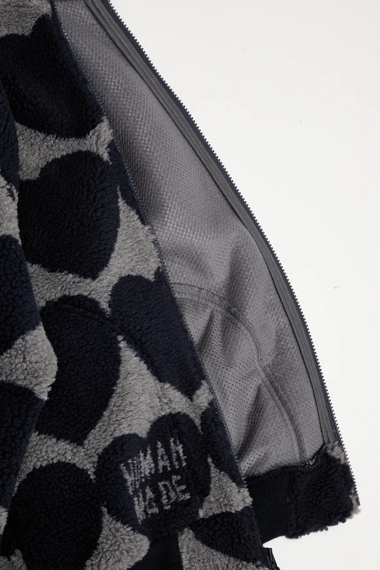 Human Made bluza polarowa WOVEN JACKET HM30JK026 granatowy