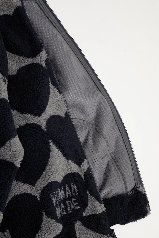 Human Made hanorac fleece WOVEN JACKET HM30JK026 bleumarin