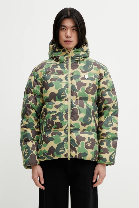 A Bathing Ape kurtka puchowa ABC Camo pozostałe zielony 001DNL801304M