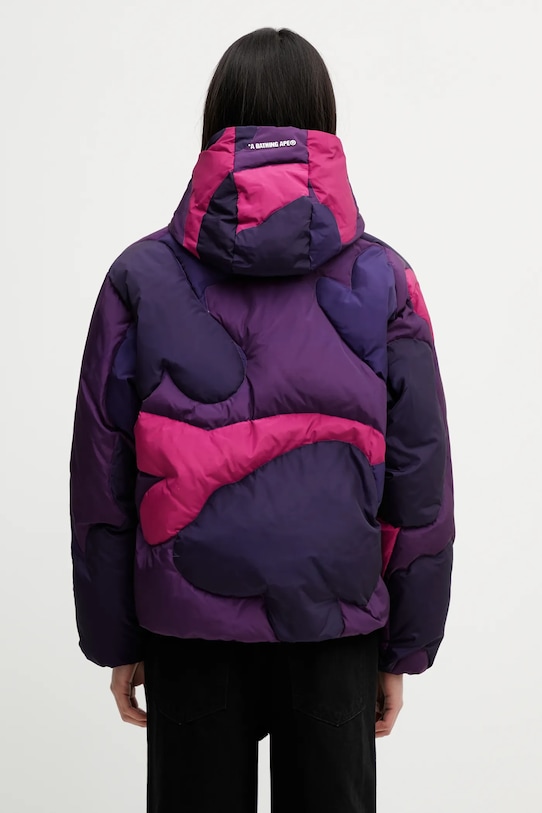 Oblečenie Páperová bunda A Bathing Ape Mega Color Camo 001DNL801306M fialová