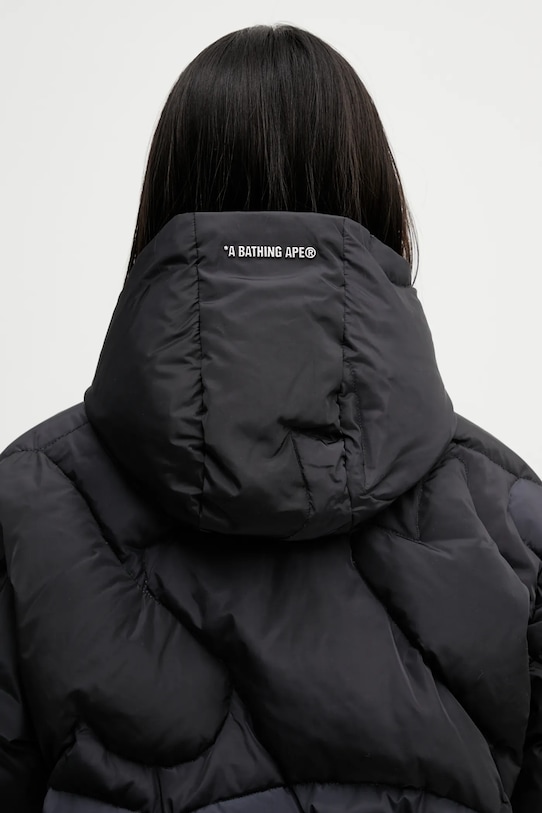 Páperová bunda A Bathing Ape Mega Color Camo 001DNL801306M čierna