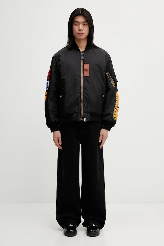 A Bathing Ape geacă bomber Shark MA-1 001HJL801003M