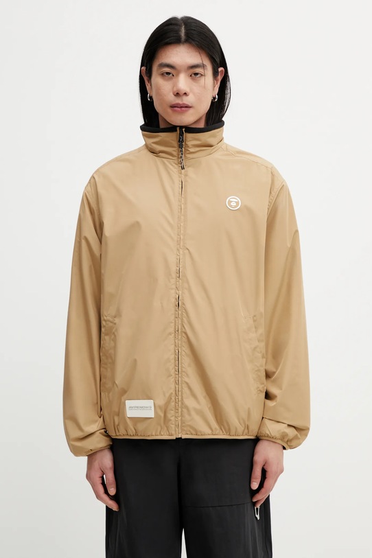 AAPE kurtka dwustronna bez kaptura beżowy AAPJKM7732XXP
