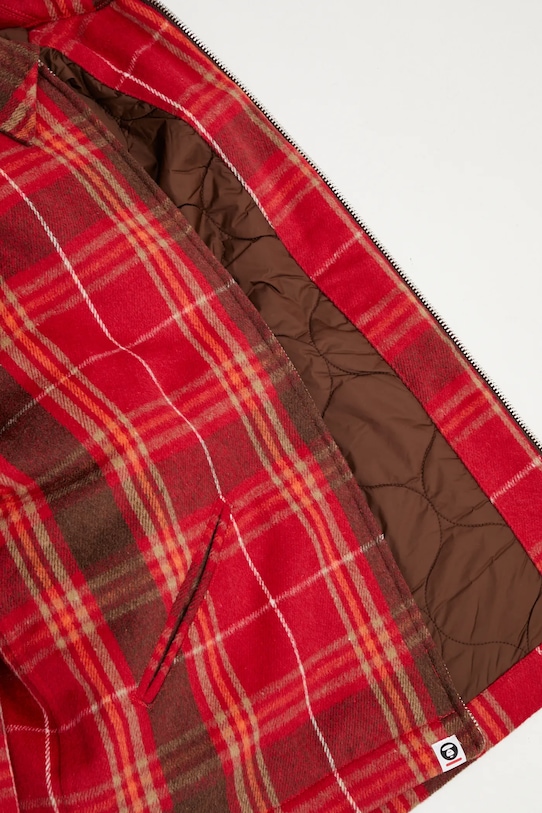 Куртка с добавлением шерсти AAPE AAPJKM7733XXP красный