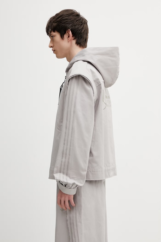 adidas Originals kurtka bawełniana RACE PANT KD7594 beżowy AW25