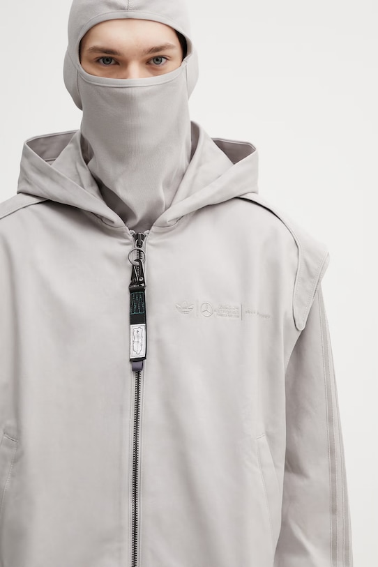 adidas Originals kurtka bawełniana RACE PANT beżowy KD7594