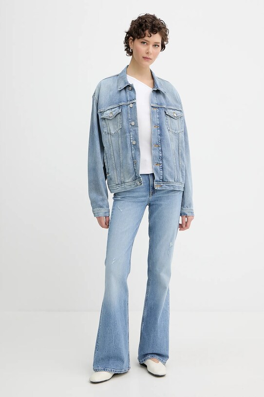 Won Hundred kurtka jeansowa 3654.15028 niebieski AW25