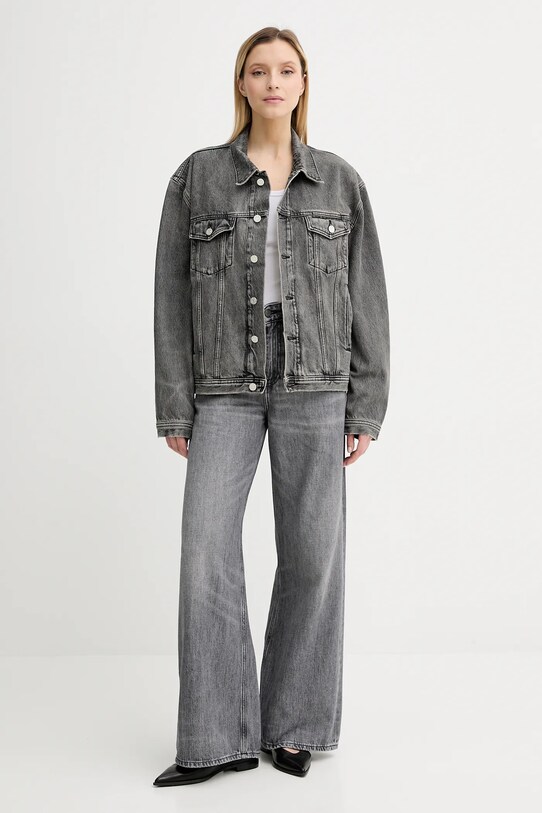 Won Hundred kurtka jeansowa 3860.15098 szary