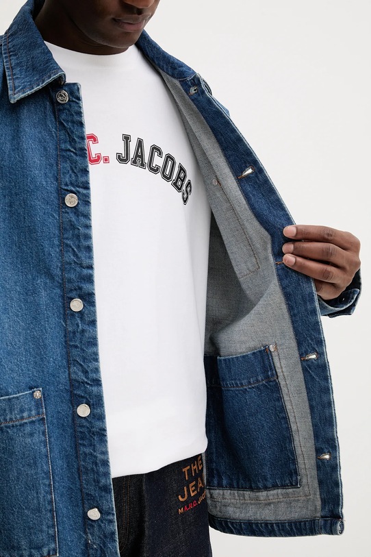 Бавовняна джинсова куртка A.P.C. A.P.C. x MARC JACOBS COHKK.M32011 блакитний