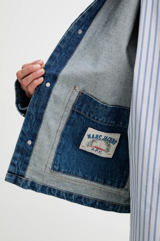Бавовняна джинсова куртка A.P.C. A.P.C. x MARC JACOBS COHKK.M32011