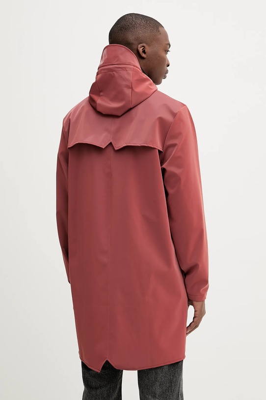 Odzież Rains kurtka 12020 Long Jacket 12020.125 różowy