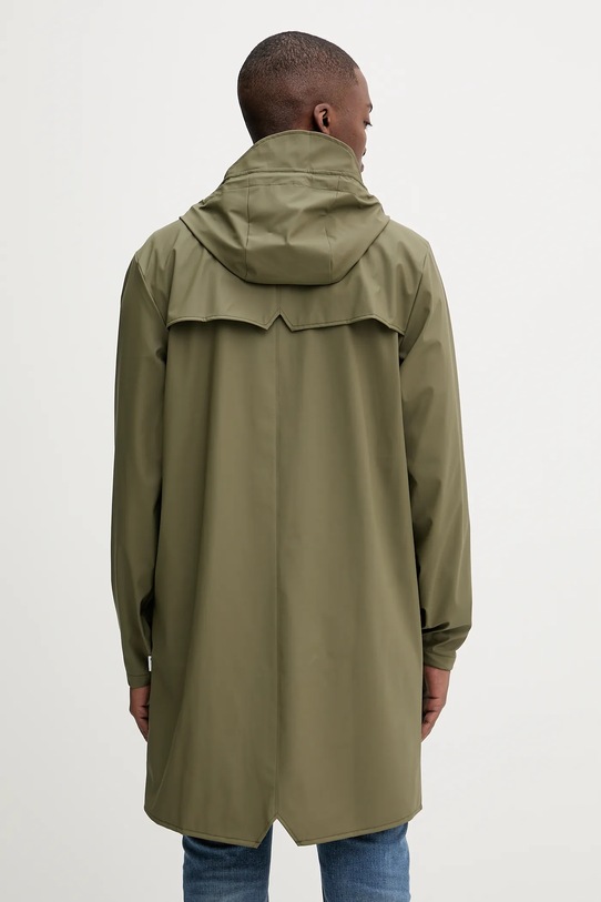 Odzież Rains kurtka 12020 Long Jacket 12020.134 zielony