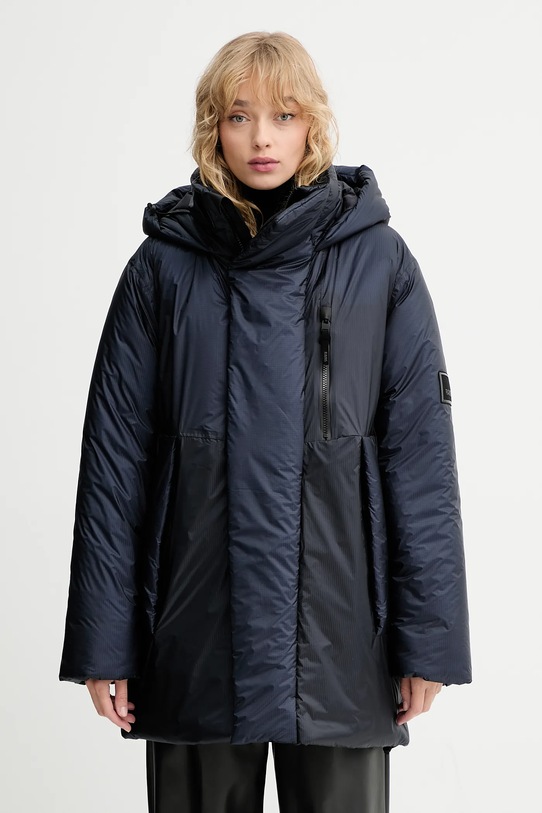 Bunda Rains 17240 Torna Insulated Long Jacket zateplené tmavomodrá 17240