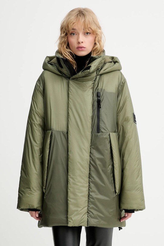 Bunda Rains 17240 Torna Insulated Long Jacket zateplené zelená 17240