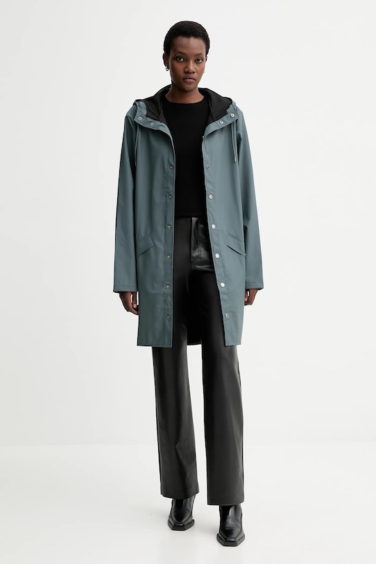 Μπουφάν Rains 12020 Long Jacket γκρί 12020.124