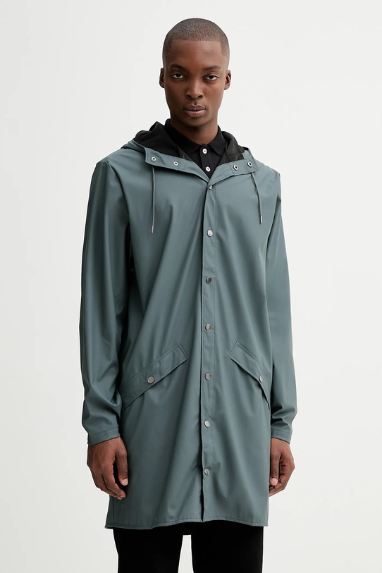 Rains kurtka 12020 Long Jacket pozostałe niebieski 12020.124