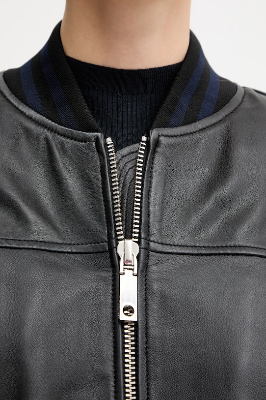 Кожаная куртка MAX&Co. 2528446012200 чёрный