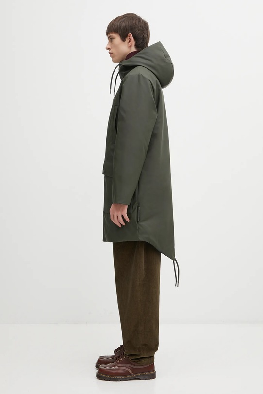 Odzież Rains parka Nome Long Parka W3T3 21460.03 zielony