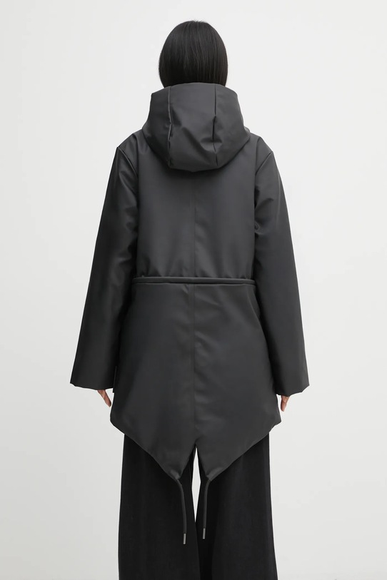 Odzież Rains parka Nome String W Parka W3T3 21500.01 czarny